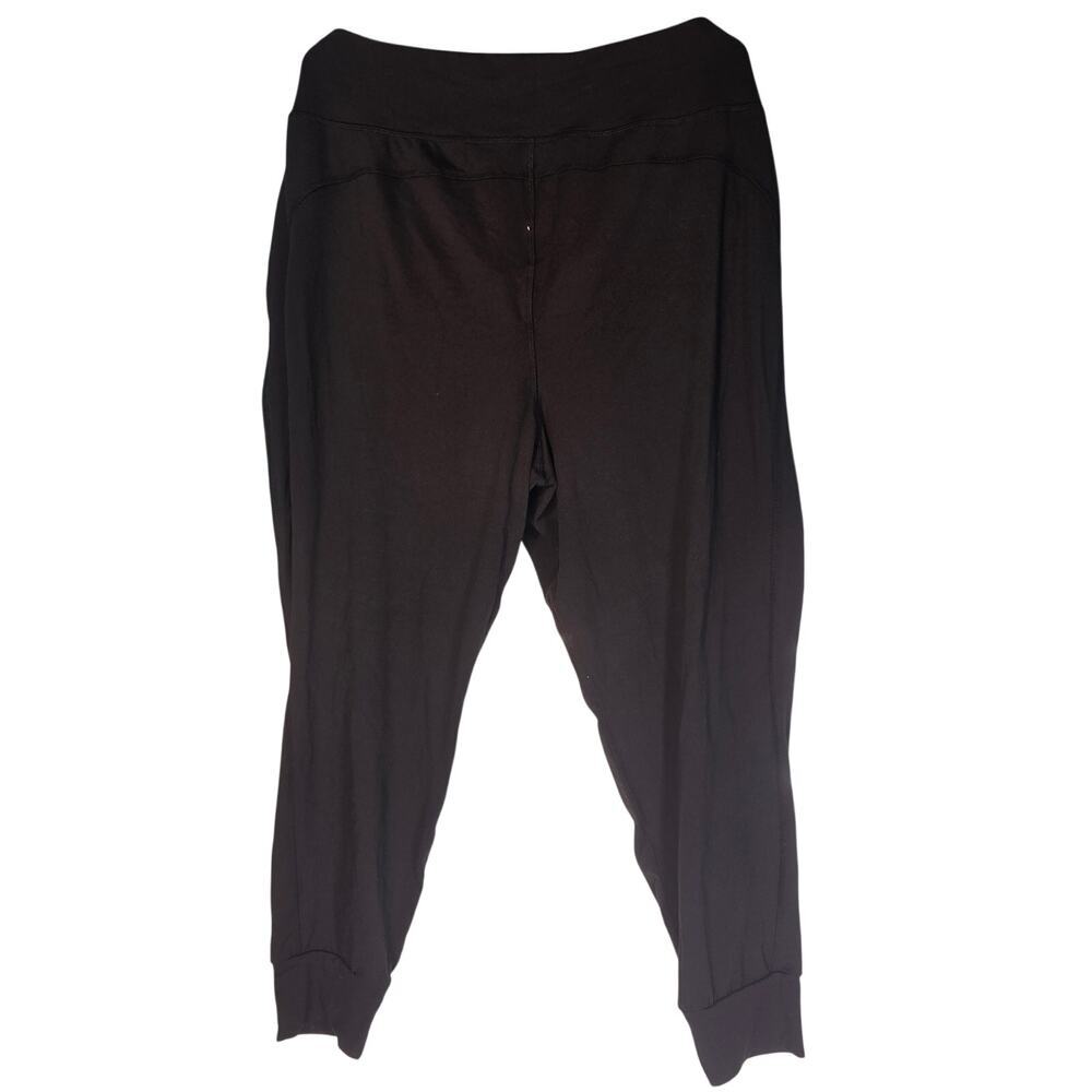 Athletic Works Black Joggers Comfort Elastic Waist Lounge Pants Plus Size XXL 20